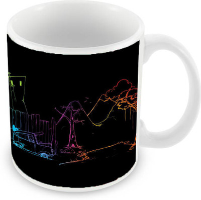 

Sleep Nature's SN-MG-1884 Ceramic Mug(350 ml), Multicolor