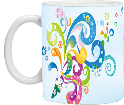 

mahis fashion flower 15 Ceramic Mug(250 ml), Multicolor