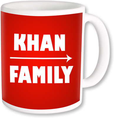 

PhotogiftsIndia Khan Family 003 Ceramic Mug(325 ml), Multicolor