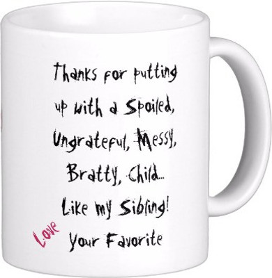 

Exoctic Silver All Occasion 0131 Ceramic Mug(300 ml), Multicolor