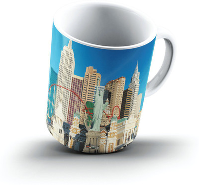 

Ucard New York New York Casino Las Vegas Nevada2546 Bone China, Ceramic, Porcelain Mug(325 ml), Multicolor