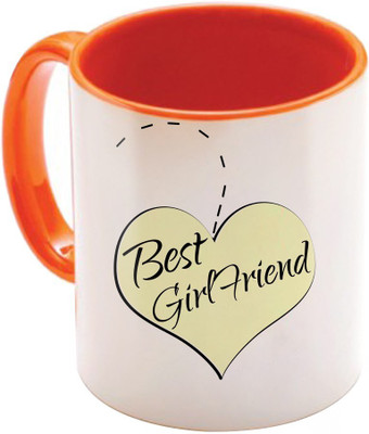 

SKY TRENDS Wonderful & Best Valentine Orange Gift For GirlFriend,Boyfriend,Husband,Wife,Friend Design Cod 098 Ceramic Mug(325 ml)