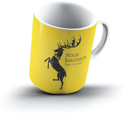 

Ucard Baratheon Game Of Thrones1003 Bone China, Ceramic, Porcelain Mug(325 ml), Multicolor