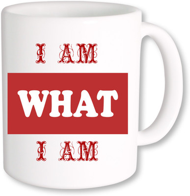 

PhotogiftsIndia I am What I am Ceramic Mug(325 ml), Multicolor