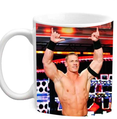 

Raj Laxmi Hunk John Cena White Ceramic Mug(350 ml)