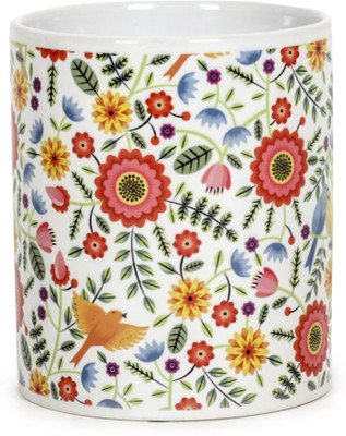 

Chumbak Brilliant Blooms Ceramic Mug(300 ml), Multicolor