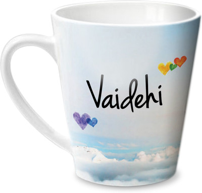

Hot Muggs Simply Love You Vaidehi Conical Ceramic Mug(350 ml)