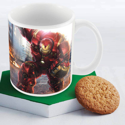 

Posterboy Hulk Buster Ceramic Mug(350 ml), Multicolor