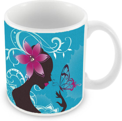 

Sleep Nature's SN-MG-2349 Ceramic Mug(350 ml), Blue