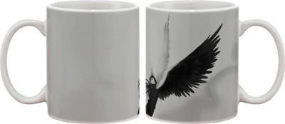 

Artifa Angel With Wings Porcelain, Ceramic Mug(350 ml), Multicolor
