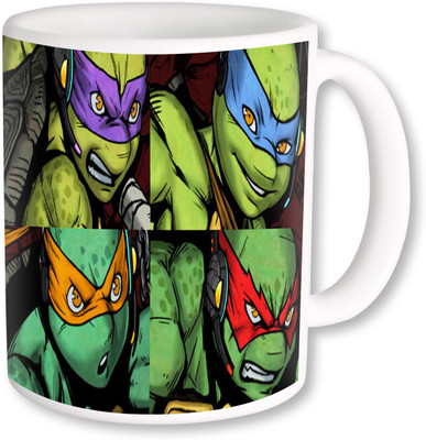 

Heyworlds teenage mutant ninja turtles Ceramic Mug(325 ml), Multicolor
