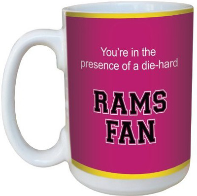 

Tree-Free Greetings Greetings lm44710 Rams College Basketball Ceramic with Full-Sized Handle, 15-Ounce Ceramic Mug(60 ml), Multicolor