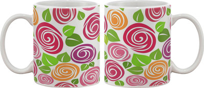 

Artifa Colourful Abstract Porcelain, Ceramic Mug(350 ml), Multicolor