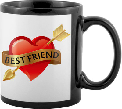 

SKY TRENDS World's Best Gifts For Valentine Girlfriend Boyfriend Friend Husband Wife Anniversary & Birthday Design Code 142 Ceramic Mug(325 ml), Black