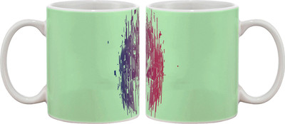 

Artifa Artistic Mask Porcelain, Ceramic Mug(350 ml), Multicolor