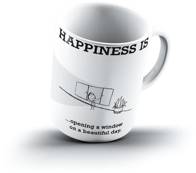 

Ucard Happiness Is1950 Bone China, Ceramic, Porcelain Mug(325 ml)
