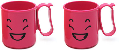 

Tupperware Mood Plastic Mug(200 ml, Pack of 2), Pink