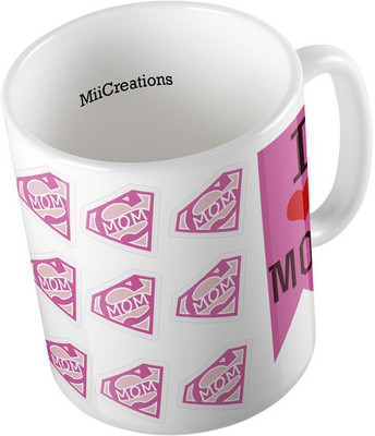 

MiiCreations MUG-W-00024 Ceramic Mug(325 ml), Multicolor