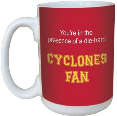 

Tree-Free Greetings Greetings lm44461 Cyclones College Football Fan Ceramic with Full-Sized Handle, 15-Ounce Ceramic Mug(60 ml), Multicolor