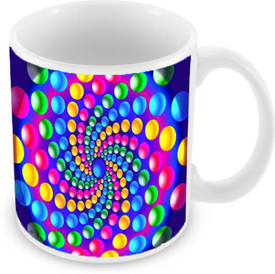 

Sleep Nature's SN-MG-176 Ceramic Mug(350 ml), Multicolor