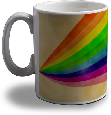 

Artifa Colorful Lights Spreading Out Porcelain, Ceramic Mug(350 ml), Multicolor