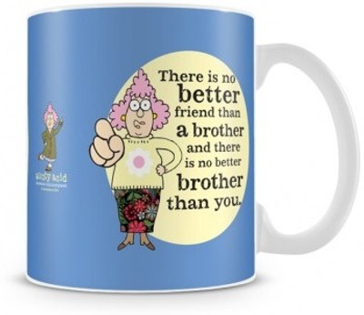 35% OFF on Tashan Street Aunty Acid - Brother is my best friend Ceramic Mug(325 ml)