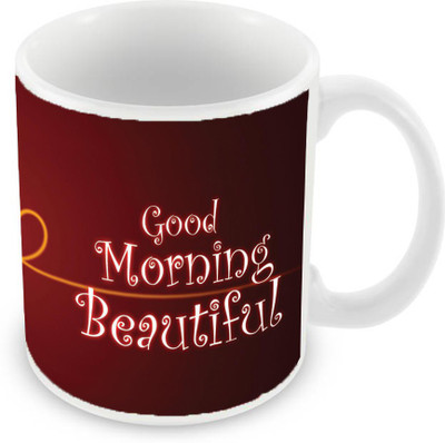 

Sleep Nature's SN-MG-2681 Ceramic Mug(350 ml), Red