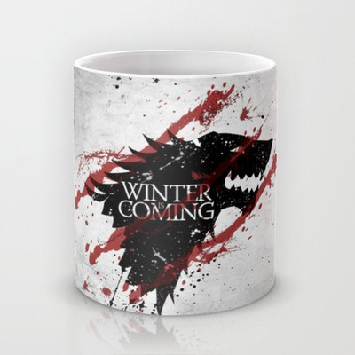 

Astrode Stark Clan Game Of Thrones Ceramic Mug(325 ml), Multicolor