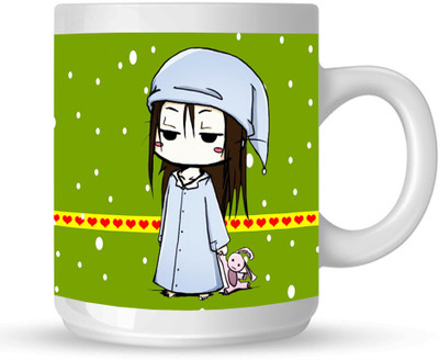 

Huppme Nap Queen Homely White Ceramic Mug(350 ml)