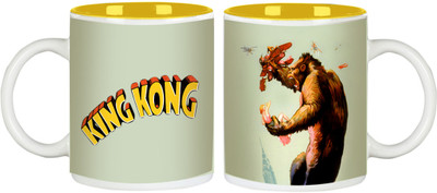 

Posterboy King Kong Ceramic Mug(350 ml), Multicolor