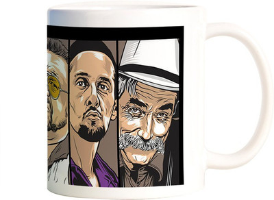 

Rangeele Inkers Big lebowski Fan Art Ceramic Mug(300 ml), Multicolor