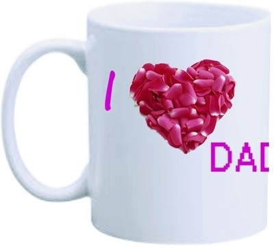 

Smileonline Customized I Love Dad Coffee Ceramic Mug