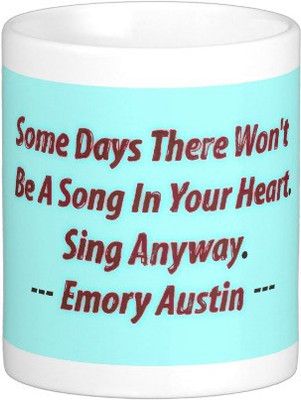 

Exoctic Silver MUG130 Ceramic Mug(250 ml), White