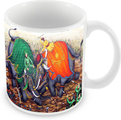 

Sleep Nature's SN-MG-151 Ceramic Mug(350 ml), Multicolor