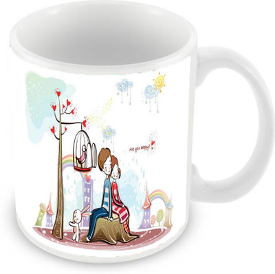 

Sleep Nature's SN-MG-958 Ceramic Mug(350 ml), Multicolor