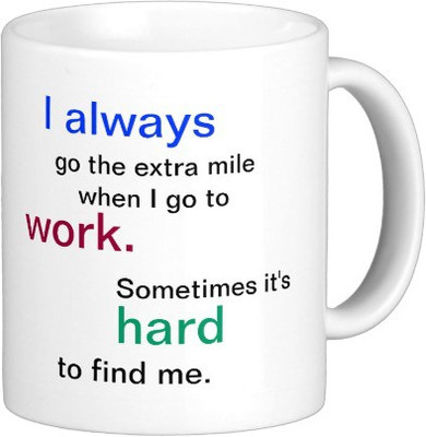 

Exoctic Silver The Thinker A001 Ceramic Mug(350 ml), Multicolor