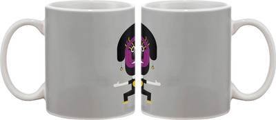 

Artifa Cool Dude Porcelain, Ceramic Mug(350 ml), Multicolor