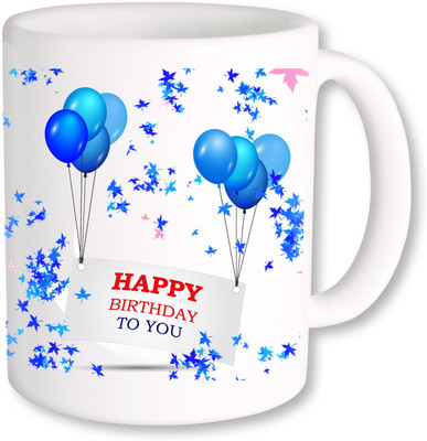 

PhotogiftsIndia Happy Birthday Gifts 02 Ceramic Mug(325 ml), Multicolor
