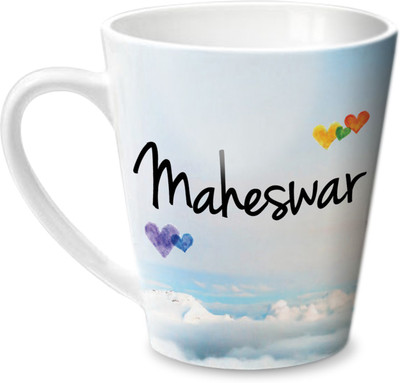 

Hot Muggs Simply Love You Maheswar Conical Ceramic Mug(350 ml)