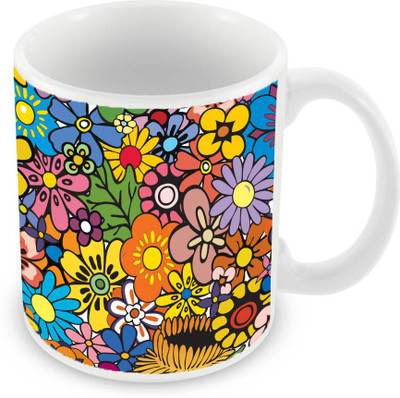 

Sleep Nature's SN-MG-399 Ceramic Mug(350 ml), Multicolor