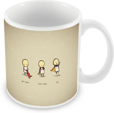 

Sleep Nature's SN-MG-2243 Ceramic Mug(350 ml), Beige