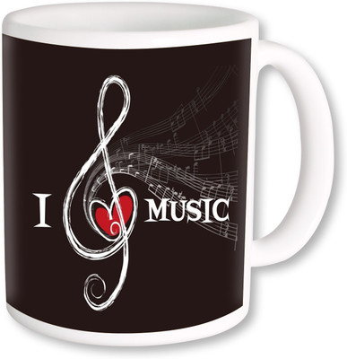 

PhotogiftsIndia I Love Music 02 Ceramic Mug(325 ml)