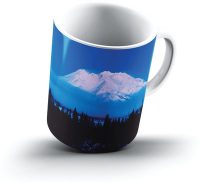 

Ucard Above The Clouds Mt Shasta California2418 Bone China, Ceramic, Porcelain Mug(325 ml), Multicolor