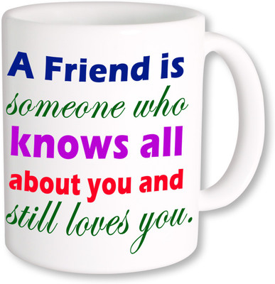 

PhotogiftsIndia Happy Friendship Day 071 Ceramic Mug(350 ml), Multicolor
