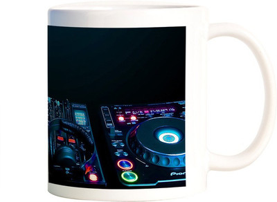 

Rangeele Inkers Pioneer DJ Ceramic Mug(300 ml), Multicolor