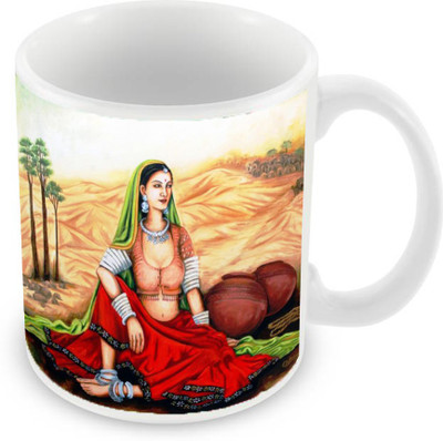 Sleep Nature's SN-MG-248 Ceramic Mug(350 ml), Multicolor