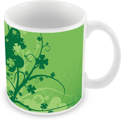 

Sleep Nature's SN-MG-1352 Ceramic Mug(350 ml), Green