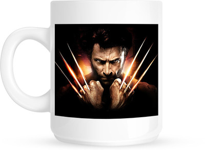 

HuppmeGift Wolverine White Ceramic Mug(350 ml)