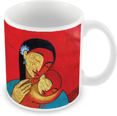 

Sleep Nature's SN-MG-2049 Ceramic Mug(350 ml), Red