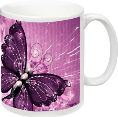 

KappoMania Love Ceramic Mug(325 ml), Purple